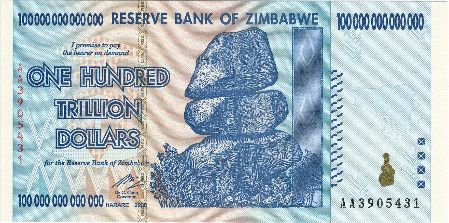 Hyperinflation in Zimbabwe